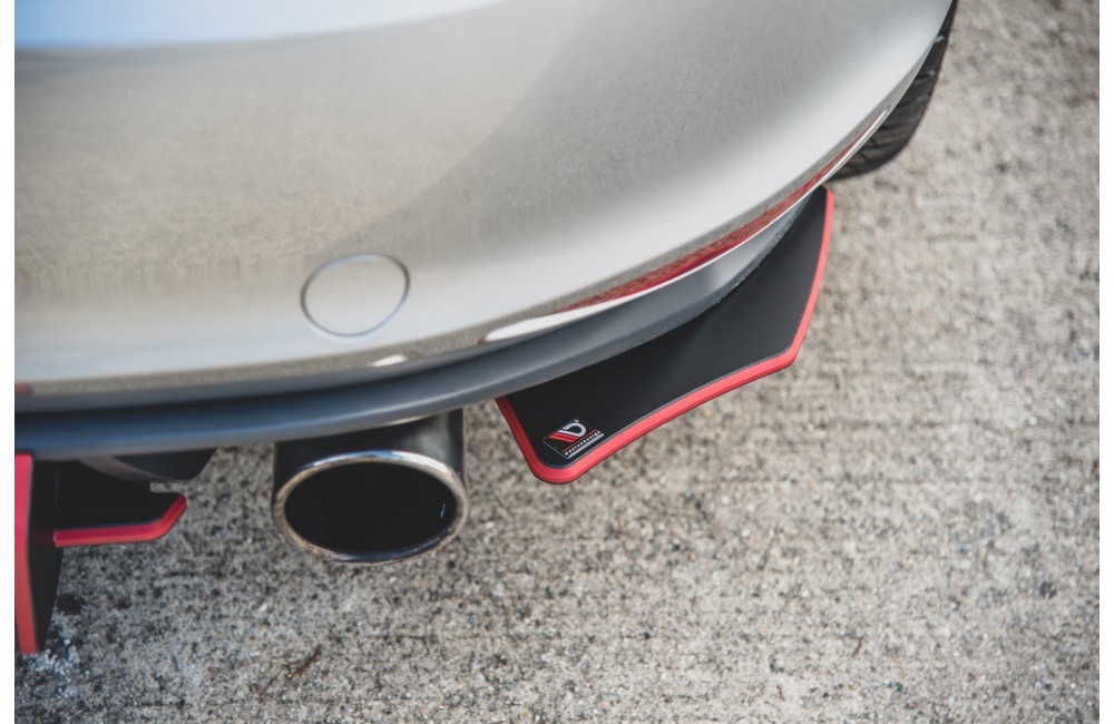 Street Pro Rear Side Splitters V.2 VW Golf 7 GTI - Black Street Pro Rear Side Splitters V.2 VW Golf 7 GTI - Black