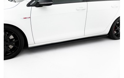 Street Pro Side Skirts Diffusers VW Golf 7 GTI - Black
