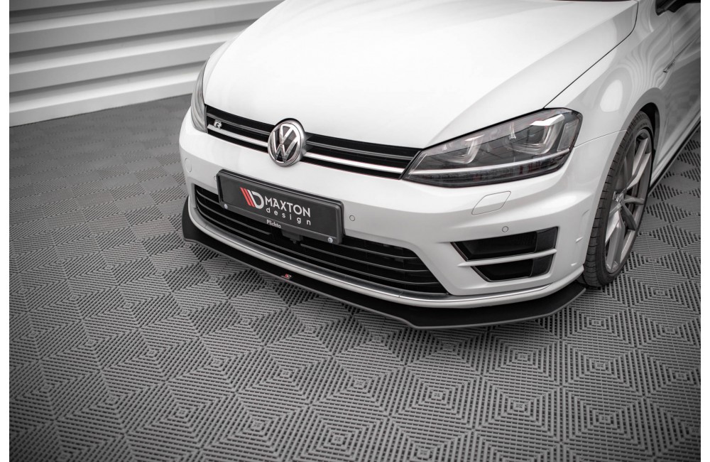 Street Pro Front Splitter V.1 Volkswagen Golf R Mk7 - Black