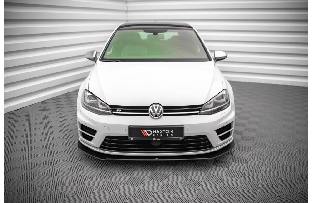 Street Pro Front Splitter V.1 Volkswagen Golf R Mk7 - Black