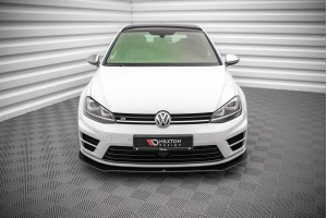 Street Pro Front Splitter V.1 Volkswagen Golf R Mk7 - Black