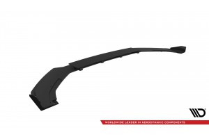 Street Pro Front Splitter V.1 + Flaps Volkswagen Golf R Mk7 - Black + Gloss Flaps
