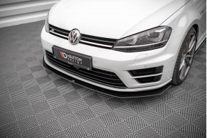 Street Pro Front Splitter V.2 Volkswagen Golf R Mk7 - Black