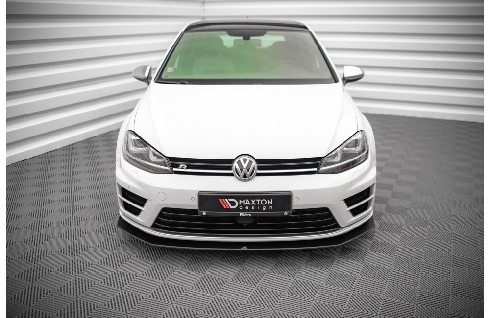 Street Pro Front Splitter V.2 Volkswagen Golf R Mk7 - Black