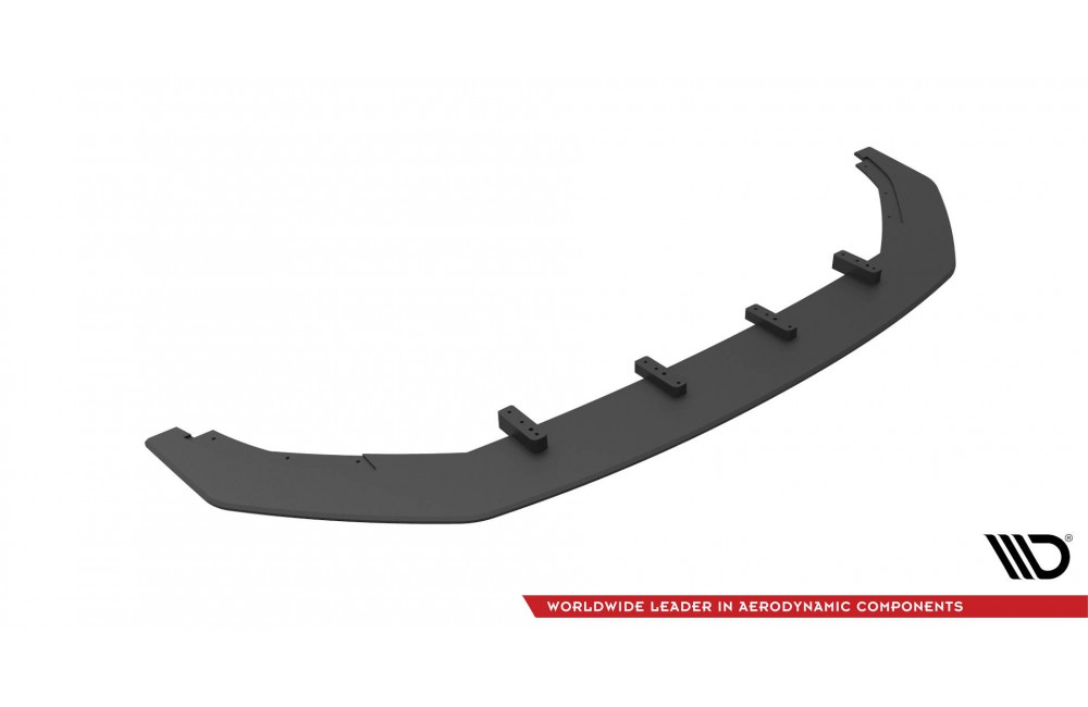 Street Pro Front Splitter V.2 Volkswagen Golf R Mk7 - Black