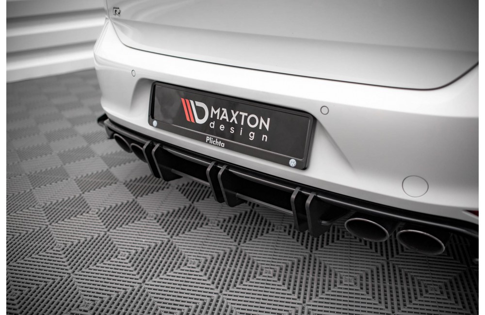Street Pro Rear Diffuser Volkswagen Golf R Mk7 - Black
