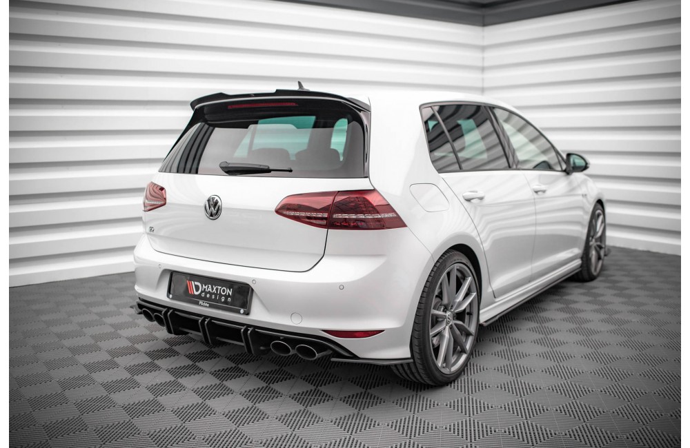 Street Pro Rear Diffuser Volkswagen Golf R Mk7 - Black