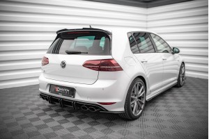Street Pro Rear Diffuser Volkswagen Golf R Mk7 - Black