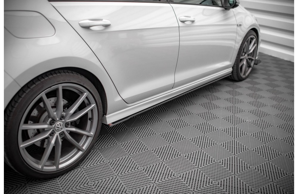 Street Pro Side Skirts Diffusers Volkswagen Golf R Mk7 - Black Street Pro Side Skirts Diffusers Volkswagen Golf R Mk7 - Black