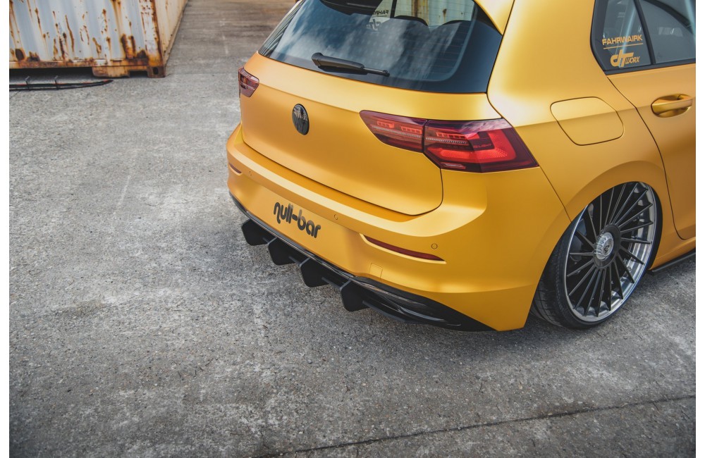 Street Pro Rear Diffuser V.2 Volkswagen Golf Mk8 - Black