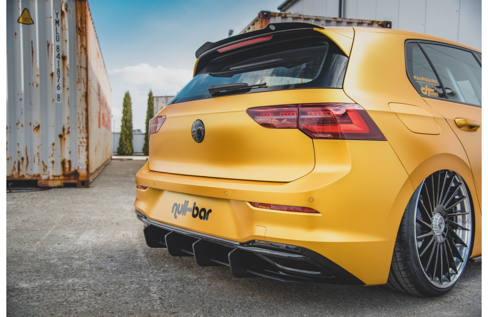 Street Pro Rear Diffuser V.2 Volkswagen Golf Mk8 - Black
