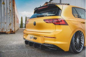 Street Pro Rear Diffuser V.2 Volkswagen Golf Mk8 - Black