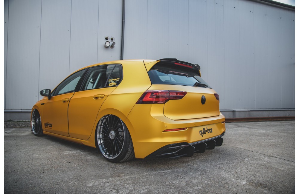 Street Pro Rear Diffuser V.2 Volkswagen Golf Mk8 - Black