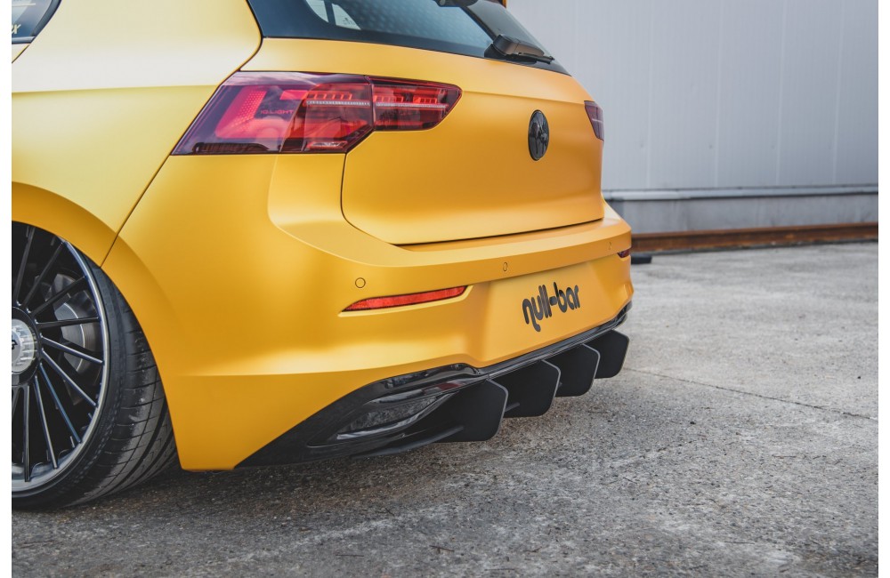 Street Pro Rear Diffuser V.2 Volkswagen Golf Mk8 - Black