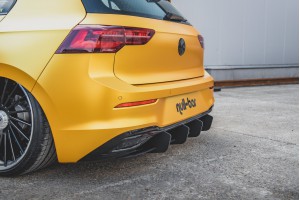 Street Pro Rear Diffuser V.2 Volkswagen Golf Mk8 - Black