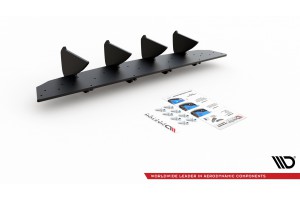 Street Pro Rear Diffuser V.2 Volkswagen Golf Mk8 - Black