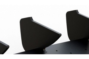 Street Pro Rear Diffuser V.2 Volkswagen Golf Mk8 - Black