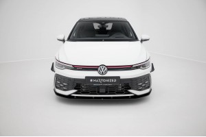 Street Pro Front Splitter Volkswagen Golf GTI / GTE / R-Line Mk8 Facelift - Black