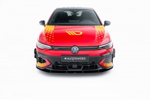 Street Pro Front Splitter Volkswagen Golf GTI Clubsport Mk8 Facelift - Black