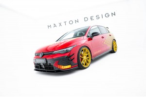 Street Pro Front Splitter Volkswagen Golf GTI Clubsport Mk8 Facelift - Black