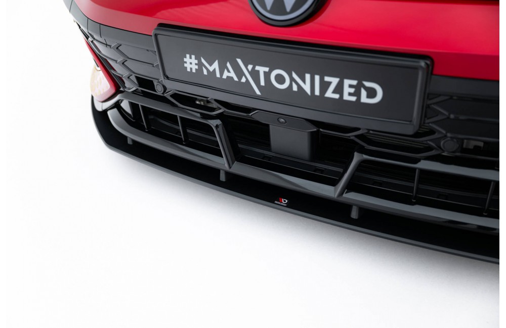 Street Pro Front Splitter Volkswagen Golf GTI Clubsport Mk8 Facelift - Black