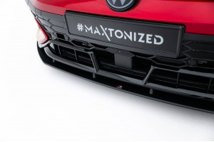 Street Pro Front Splitter Volkswagen Golf GTI Clubsport Mk8 Facelift - Black