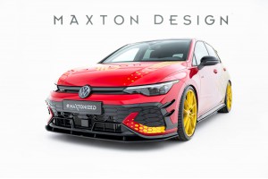 Street Pro Front Splitter Volkswagen Golf GTI Clubsport Mk8 Facelift - Black