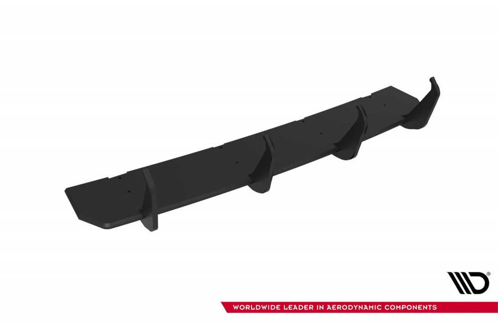 Street Pro Rear Diffuser V.1 Volkswagen Golf GTI Clubsport Mk8 Facelift - Black