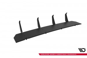 Street Pro Rear Diffuser V.1 Volkswagen Golf GTI Clubsport Mk8 Facelift - Black