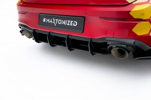 Street Pro Rear Diffuser V.2 Volkswagen Golf GTI Clubsport Mk8 Facelift - Black