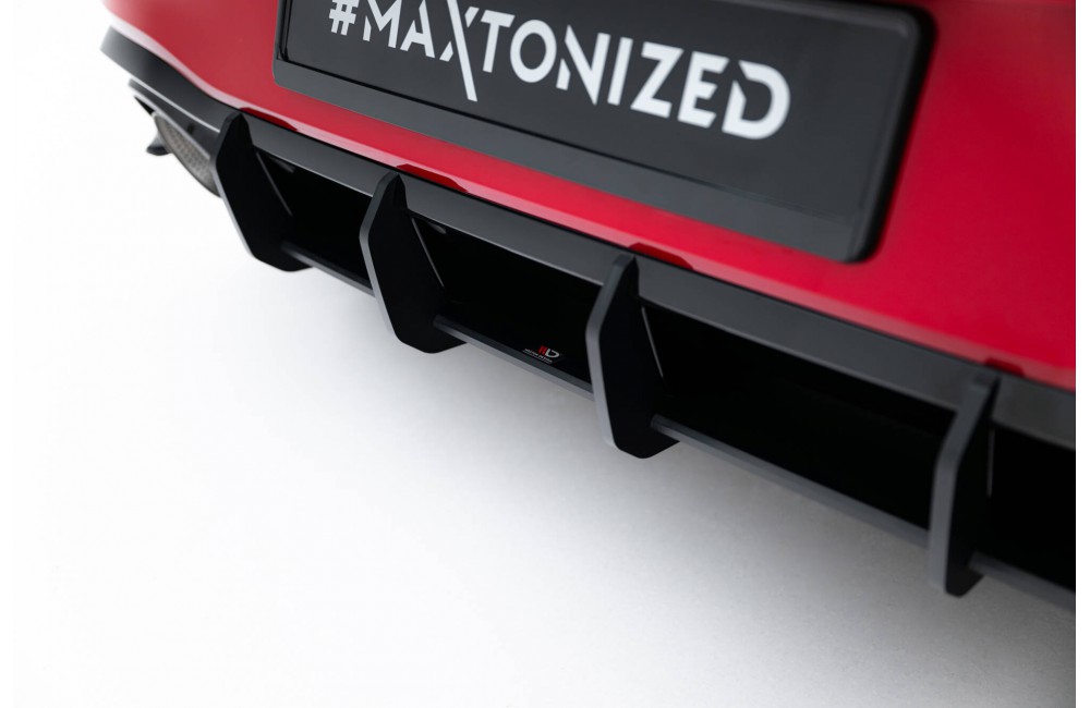 Street Pro Rear Diffuser V.2 Volkswagen Golf GTI Clubsport Mk8 Facelift - Black