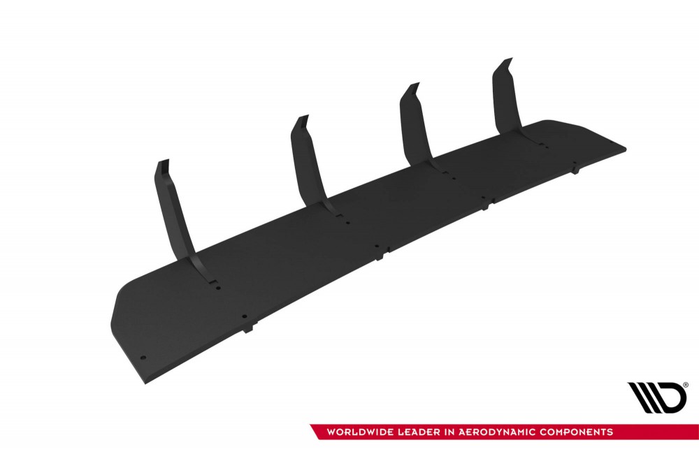 Street Pro Rear Diffuser V.2 Volkswagen Golf GTI Clubsport Mk8 Facelift - Black