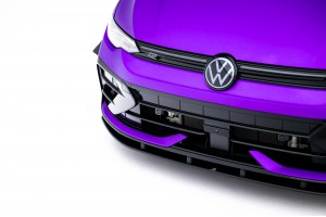 Street Pro Front Splitter Volkswagen Golf R Mk8 Facelift - Black