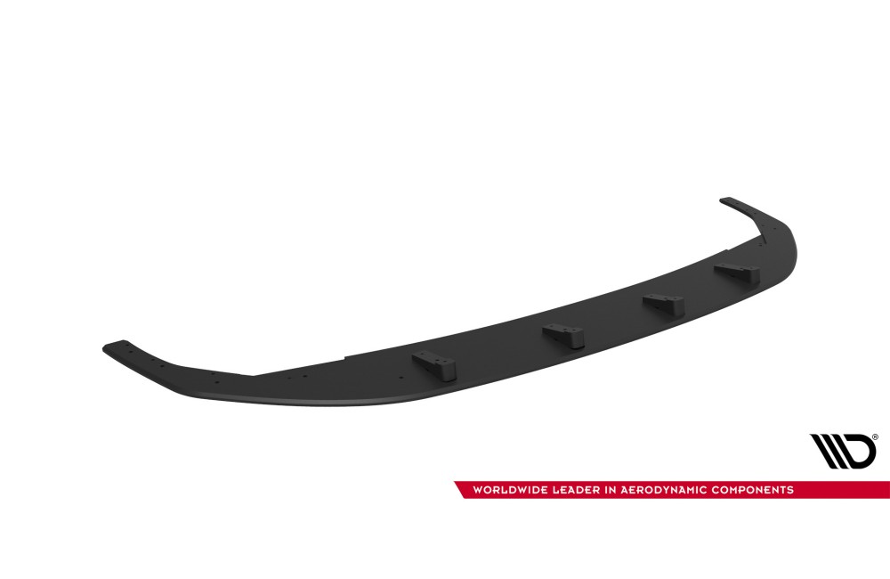 Street Pro Front Splitter Volkswagen Golf R Mk8 Facelift - Black