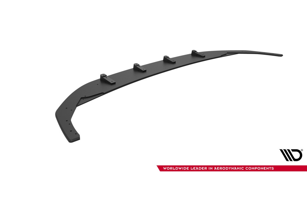 Street Pro Front Splitter Volkswagen Golf R Mk8 Facelift - Black