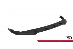 Street Pro Front Splitter + Flaps Volkswagen Golf R Mk8 Facelift - Black + Gloss Flaps