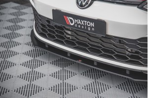 Street Pro Front Splitter Volkswagen Golf GTI / GTE / GTD / R-Line Mk8 - Black