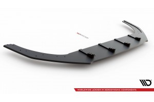 Street Pro Front Splitter Volkswagen Golf GTI / GTE / GTD / R-Line Mk8 - Black