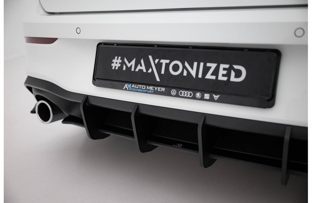 Street Pro Rear Diffuser V.1 Volkswagen Golf GTI Mk8 - Black