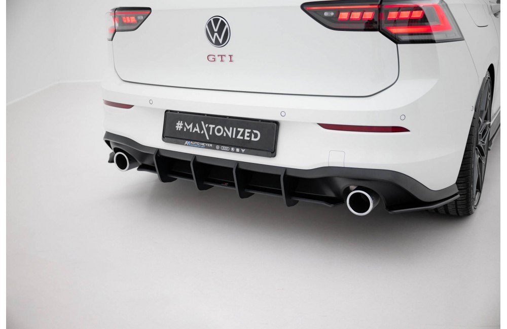 Street Pro Rear Diffuser V.1 Volkswagen Golf GTI Mk8 - Black