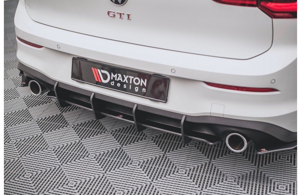 Street Pro Rear Diffuser V.1 Volkswagen Golf GTI Mk8 - Black