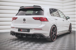 Street Pro Rear Diffuser V.1 Volkswagen Golf GTI Mk8 - Black