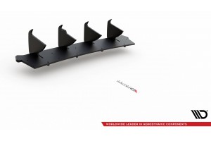 Street Pro Rear Diffuser V.1 Volkswagen Golf GTI Mk8 - Black