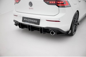 Street Pro Rear Diffuser V.2 Volkswagen Golf GTI Mk8 - Black