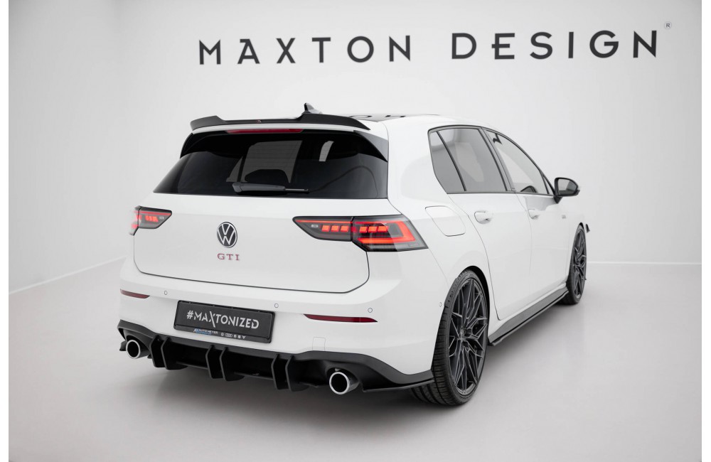 Street Pro Rear Diffuser V.2 Volkswagen Golf GTI Mk8 - Black