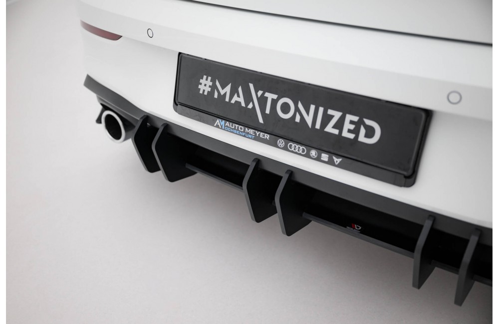 Street Pro Rear Diffuser V.2 Volkswagen Golf GTI Mk8 - Black