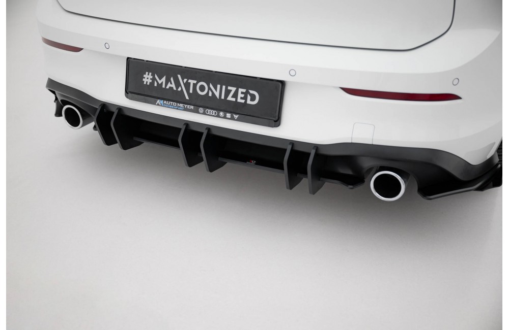 Street Pro Rear Diffuser V.2 Volkswagen Golf GTI Mk8 - Black