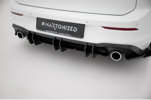 Street Pro Rear Diffuser V.2 Volkswagen Golf GTI Mk8 - Black