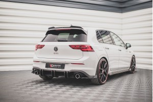 Street Pro Rear Diffuser V.2 Volkswagen Golf GTI Mk8 - Black