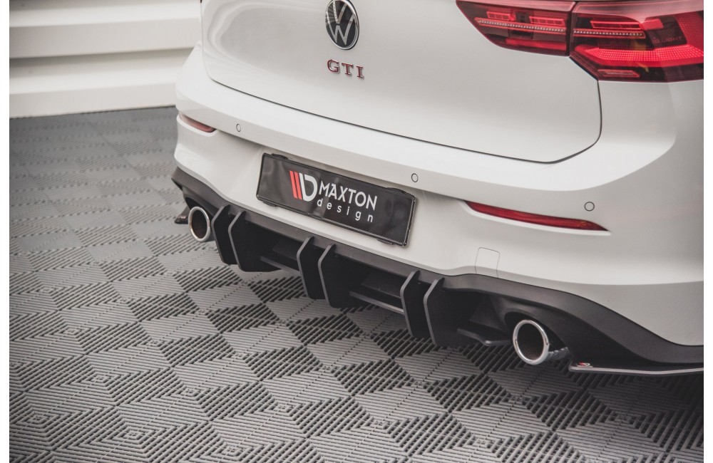 Street Pro Rear Diffuser V.2 Volkswagen Golf GTI Mk8 - Black